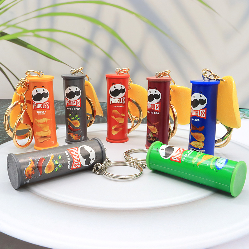 Gaming Console Keychain - سلسلة مفاتيح رقاقة البطاطس الإبداعية -