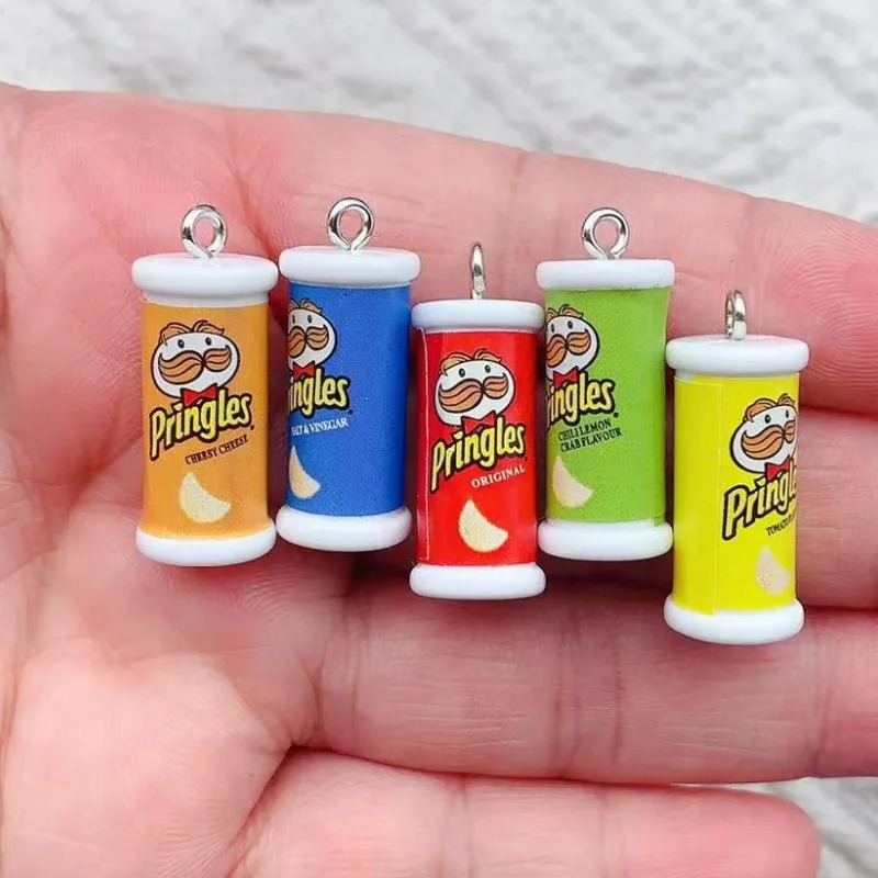 Gaming Console Keychain - 10 قطعة محاكاة صندوق رقاقة البطاطس