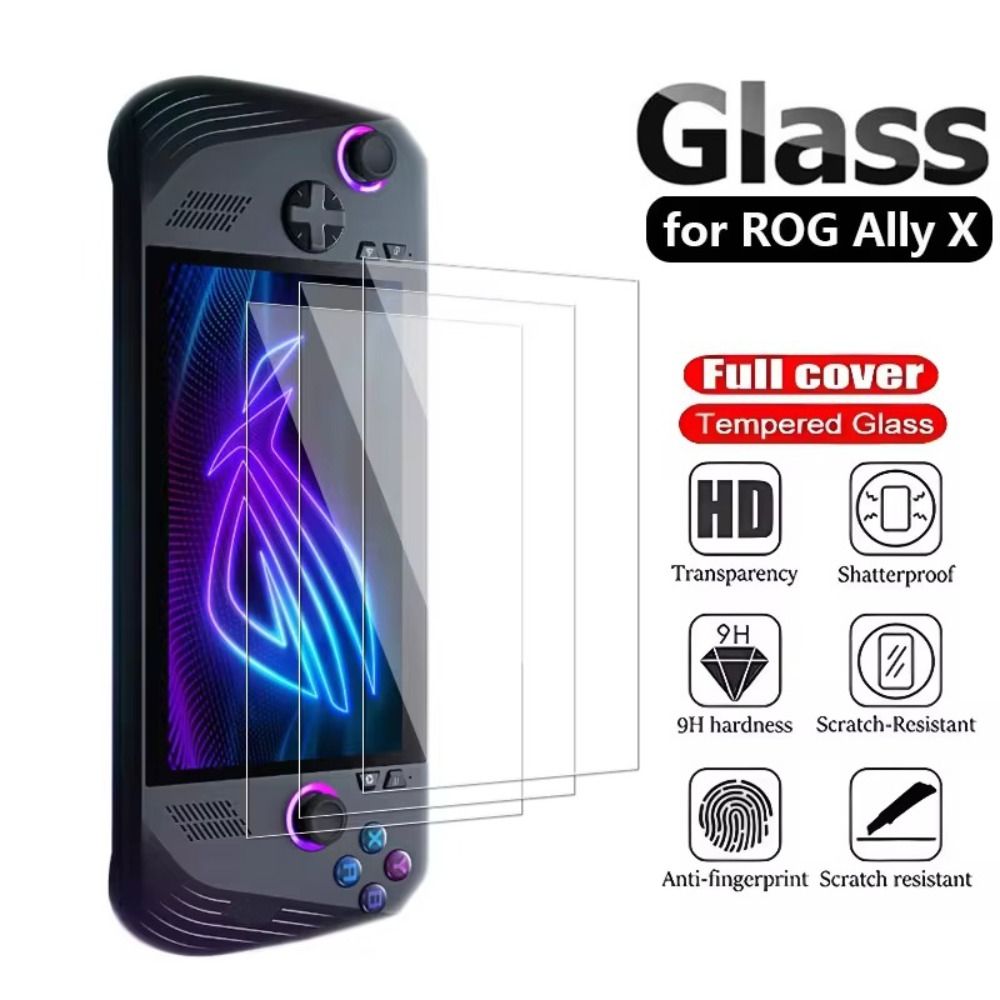 3 قطع من ملحقات حماية شاشة وحد - مراجعة Gaming Console Rog Ally وسعره